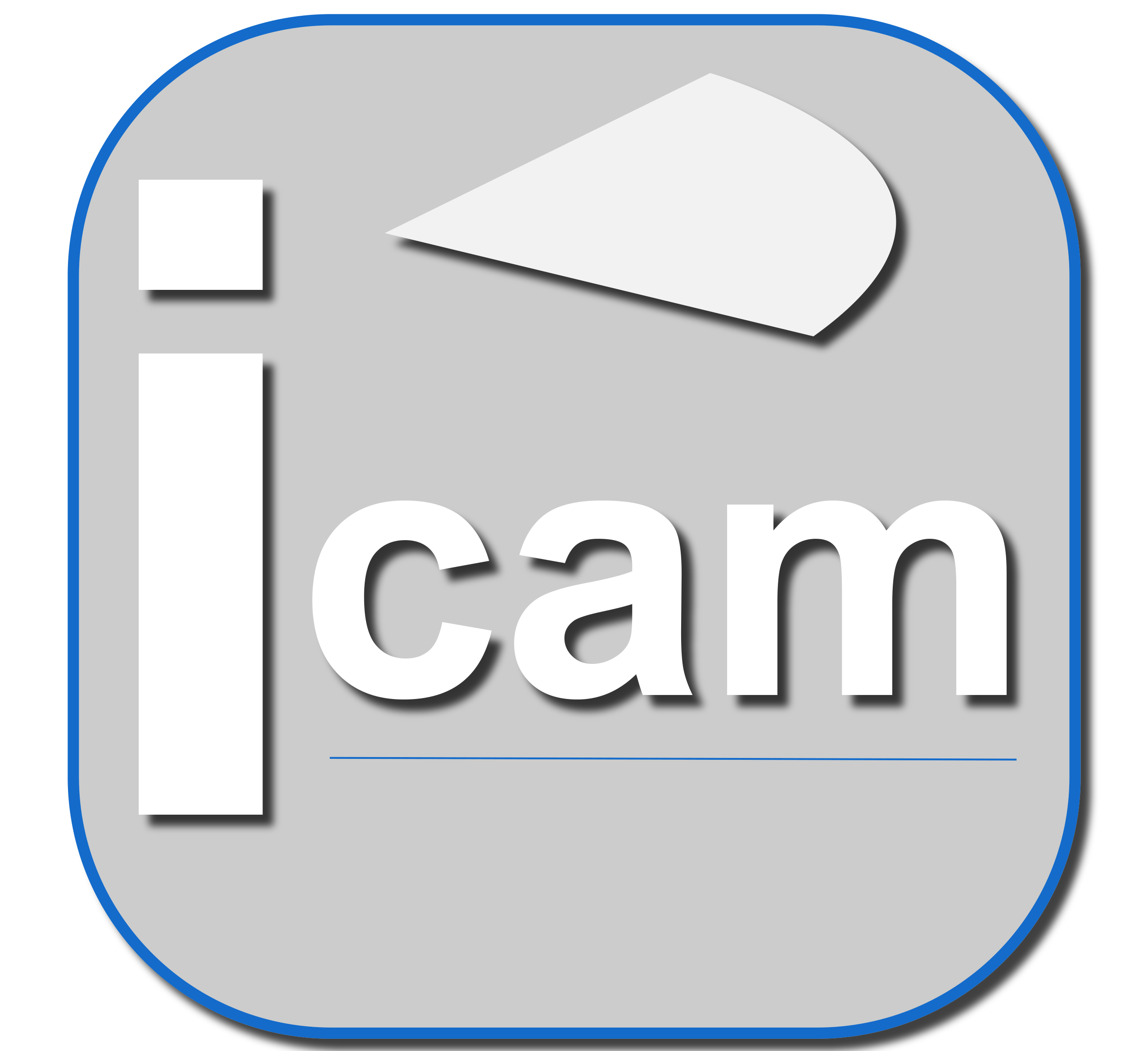 ICAM logo.