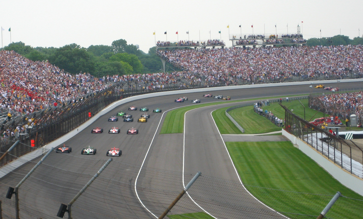 2007 Indianapolis 500 Starting field formation before start.