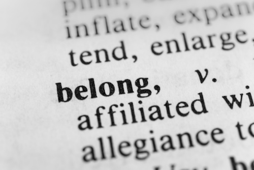 belong