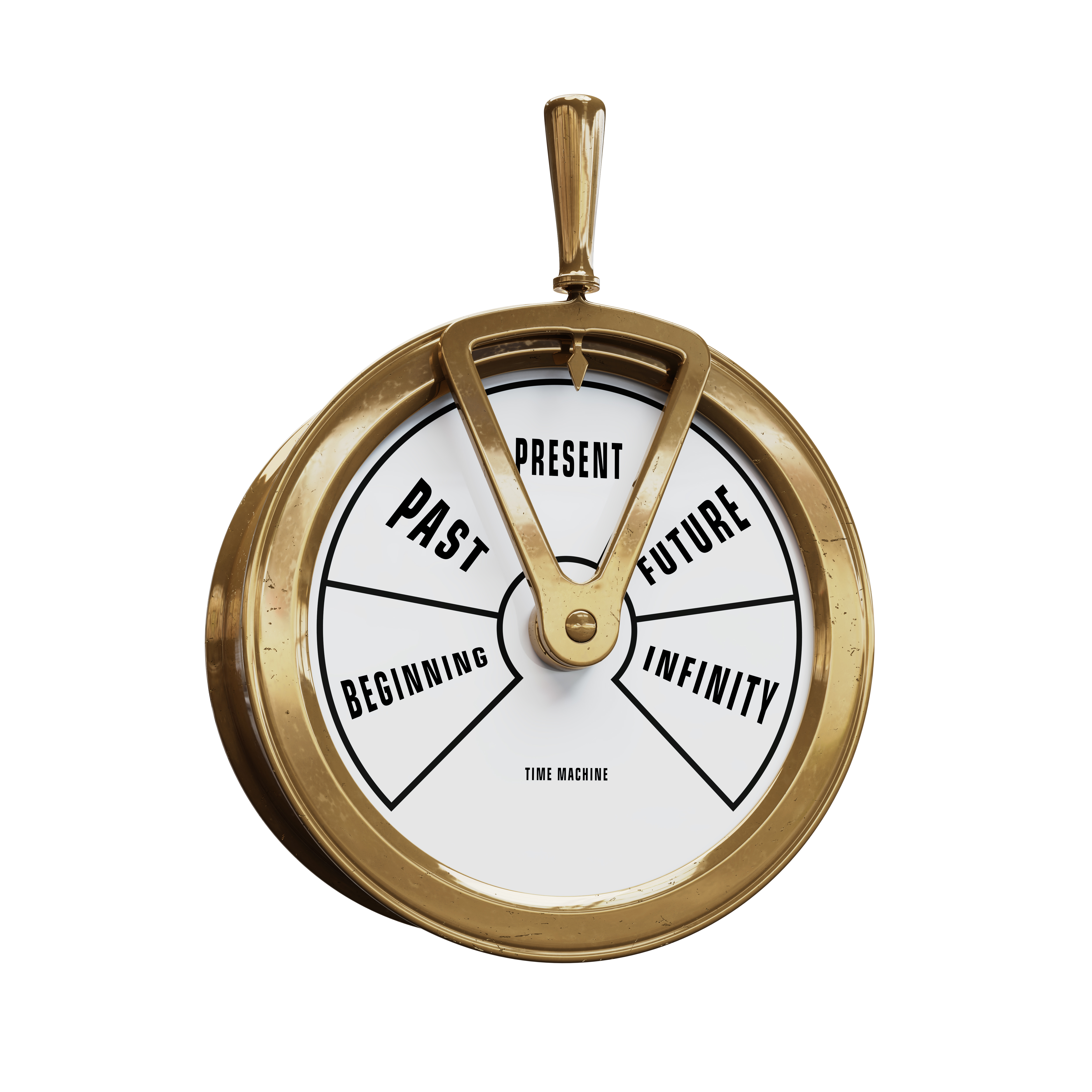Time machine selector pointing to present