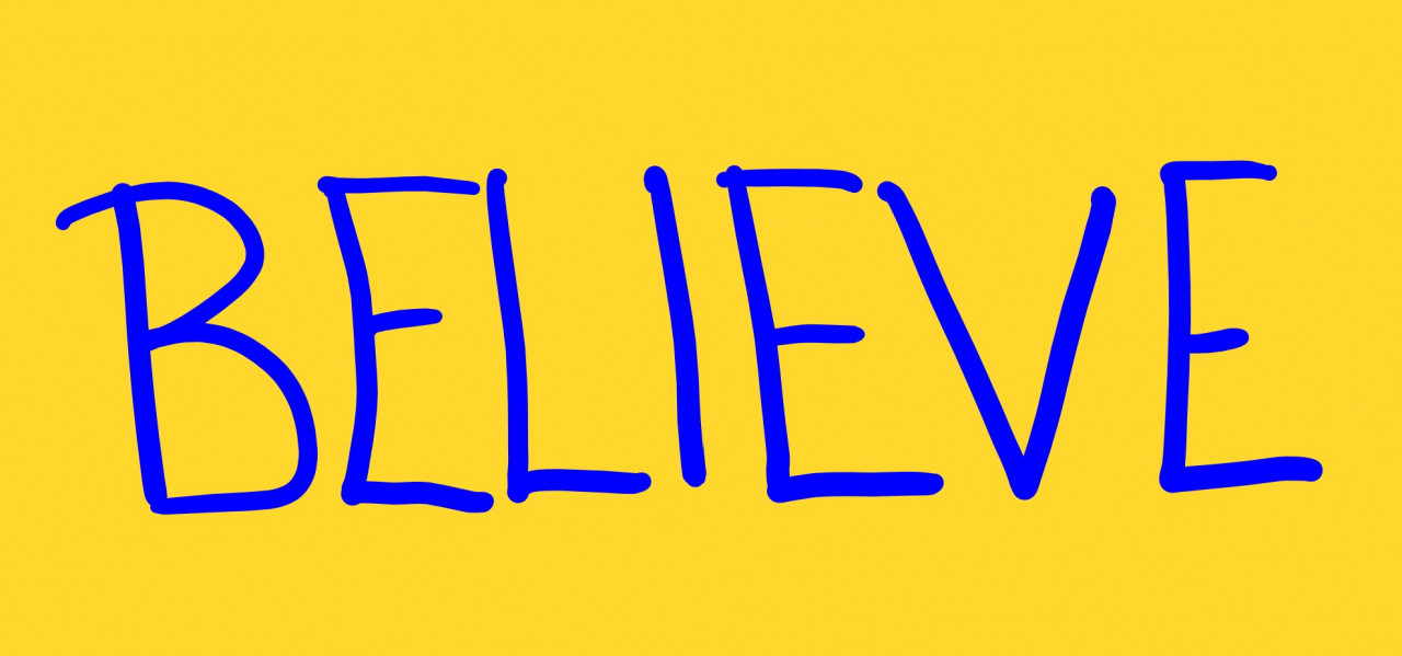 The word Believe