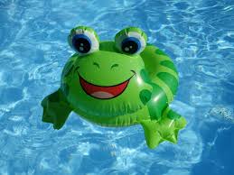 pool frog floaty.